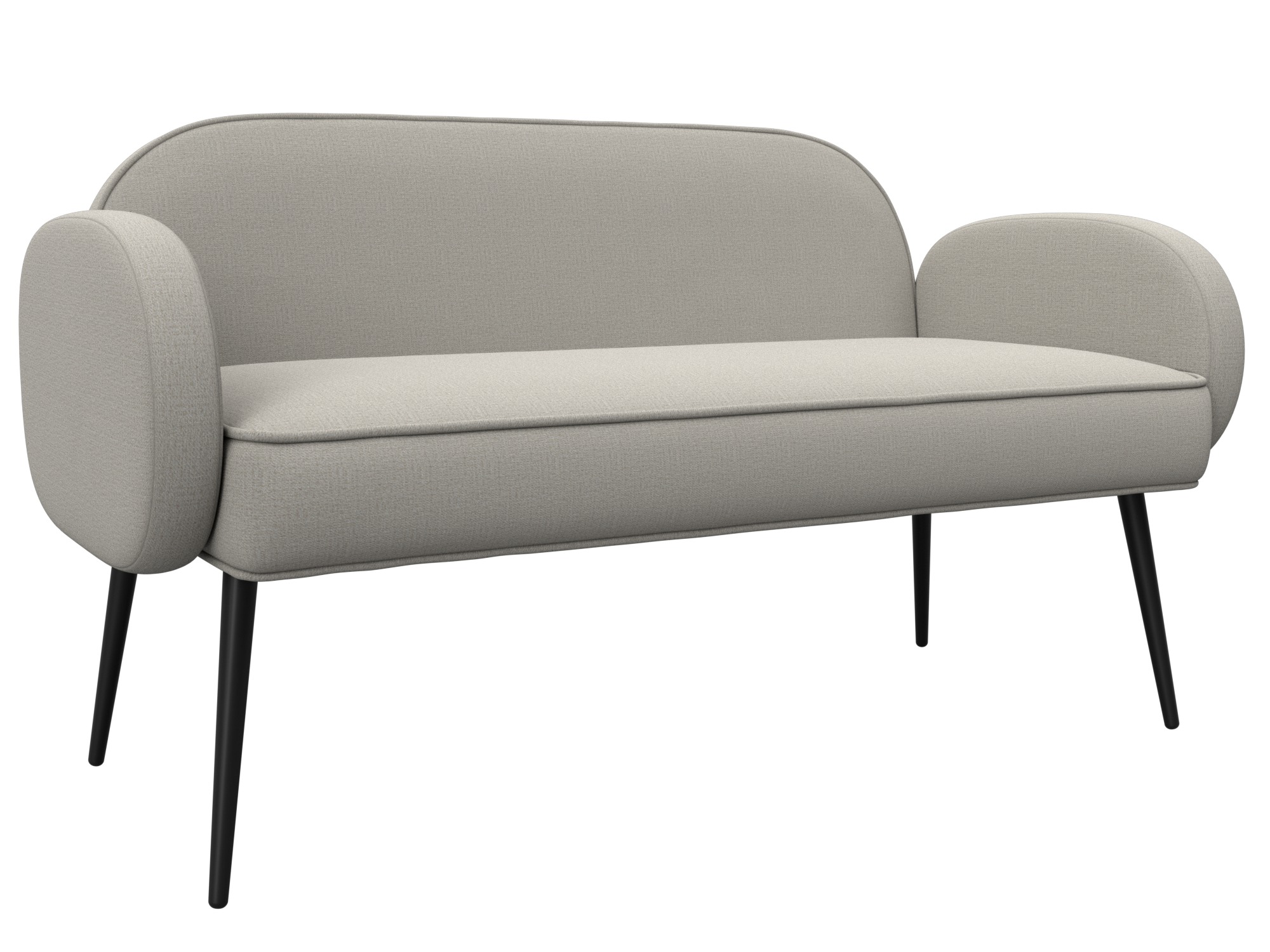 Диван прямой Лига-086 (амур 02 бежевый)