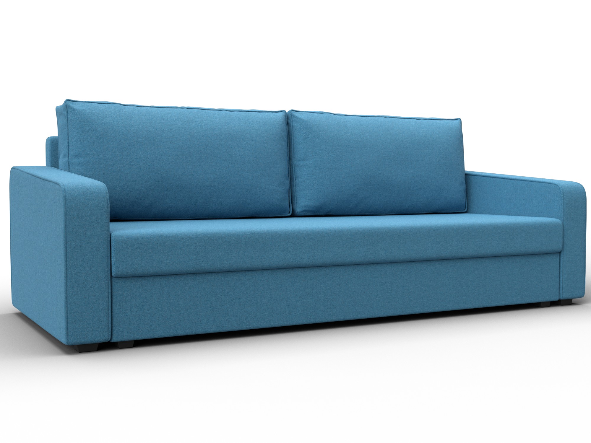 Диван прямой Лига-009 (амур 10 голубой)