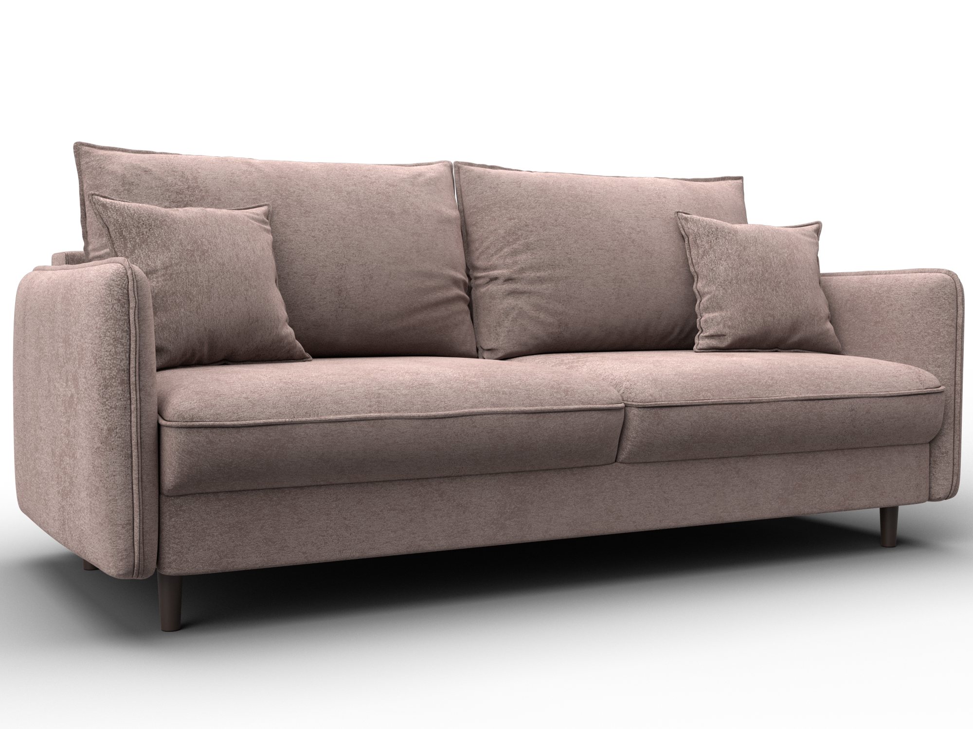 Диван прямой Лига-064 НПБ (tower 05 бежевый)