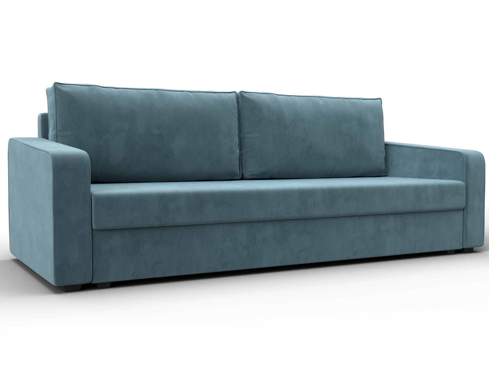 Диван прямой Лига-009 (seven 113 бирюзовый)