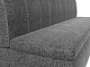 Кухонный прямой диван Кантри (серый)