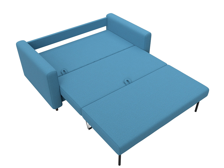 Диван прямой Лига-070 (амур 10 голубой)