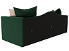 Детский прямой диван Дориан (зеленый\бежевый цвет)