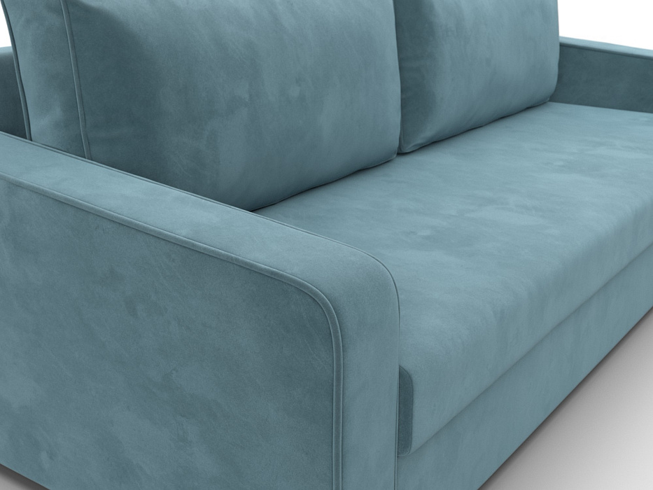 Диван прямой Лига-009 (seven 113 бирюзовый)