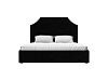 Интерьерная кровать Кантри 160 (черный)