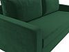Прямой диван Лига-009 (зеленый цвет)