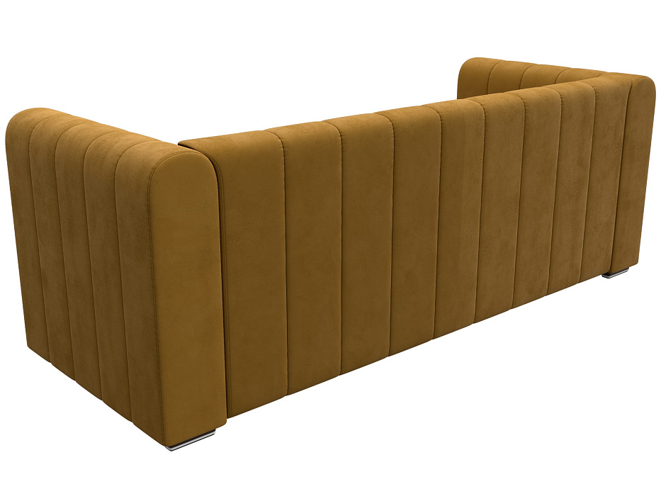 Диван прямой Лига-073 (brut 10 желтый)