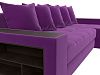Угловой диван Дубай правый угол (фиолетовый цвет)