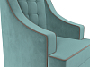 Кресло Марк (бирюзовый\коричневый цвет)