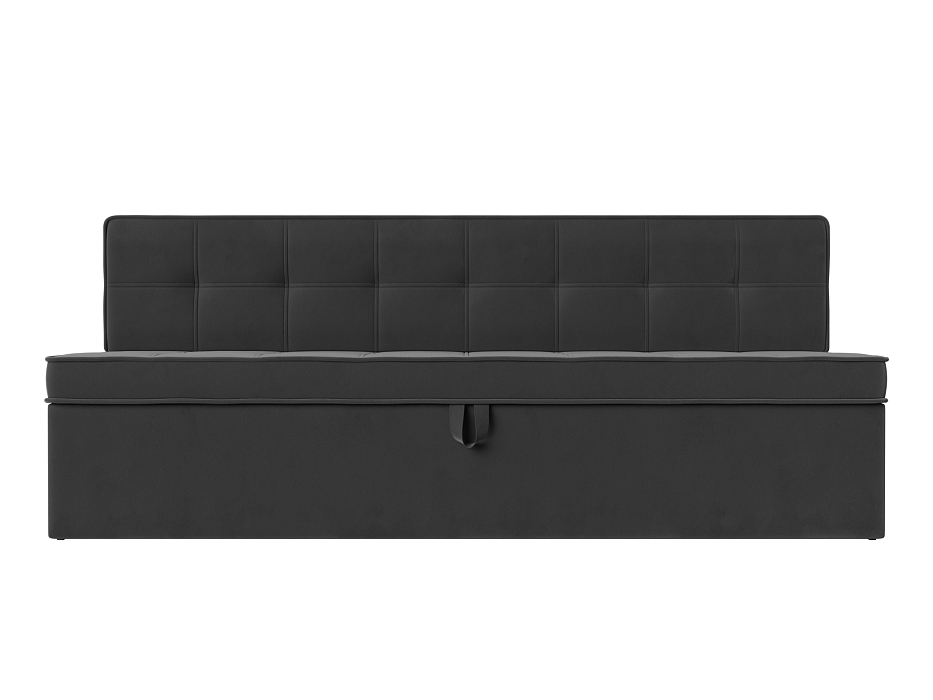 Диван кухонный прямой Техас (серый)