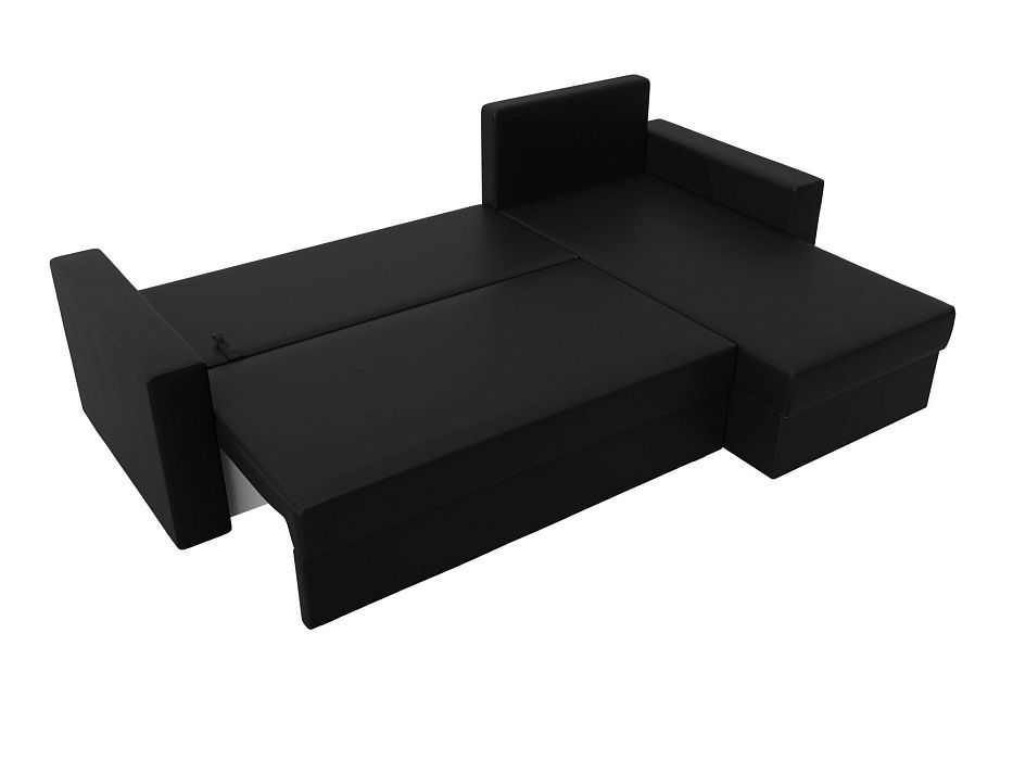 Диван угловой Траумберг Лайт правый угол (черный)