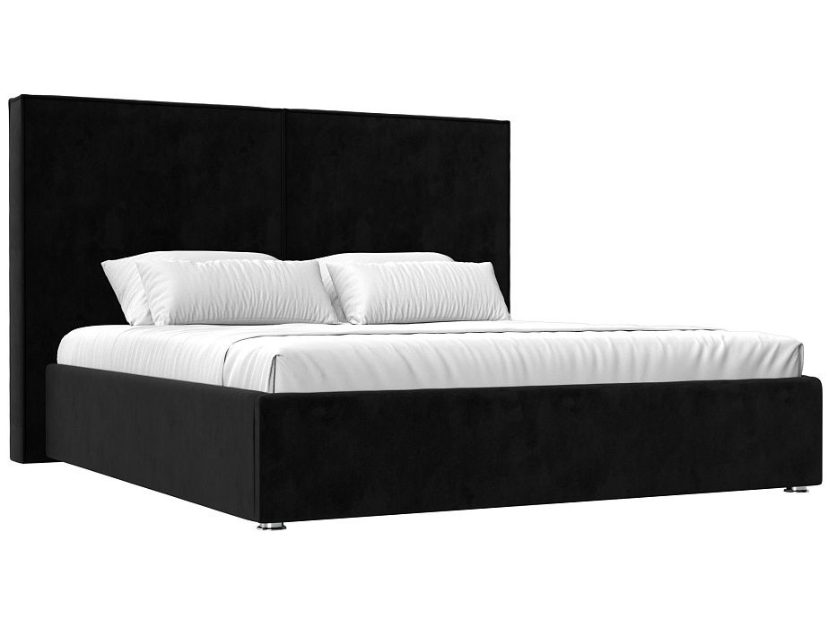 Кровать интерьерная Аура 180 (черный)