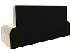 Кухонный прямой диван Кармен (бежевый\зеленый цвет)