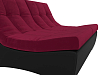 Модуль Монреаль диван (бордовый\черный)