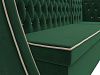Кухонный угловой диван Лофт правый угол (зеленый\бежевый цвет)