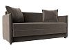 Прямой диван Лига-011 (коричневый)