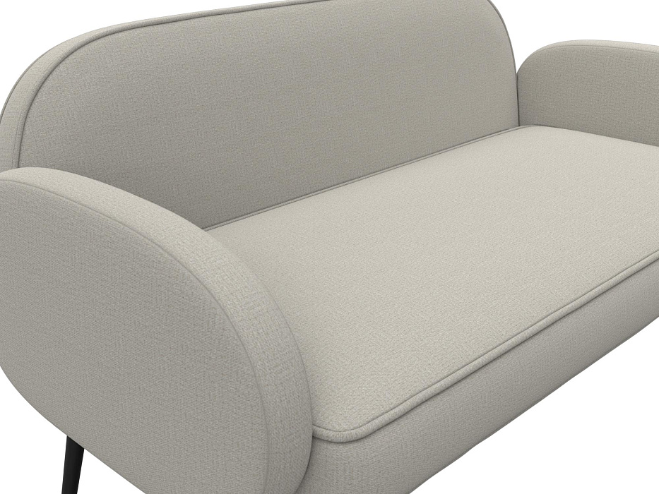 Диван прямой Лига-086 (амур 02 бежевый)