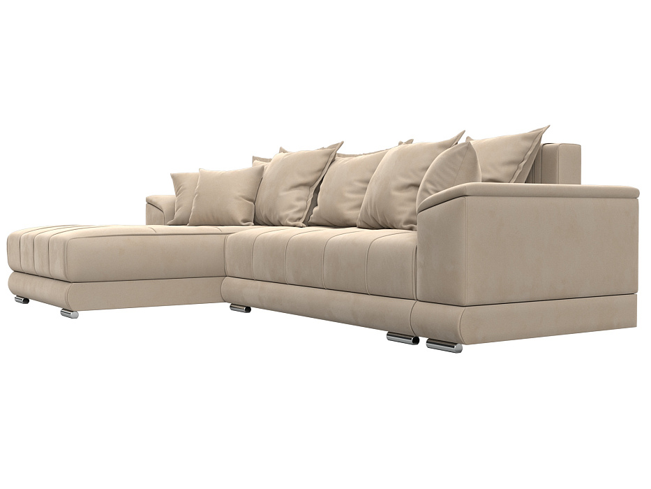 Диван угловой НордСтар левый угол (бежевый)