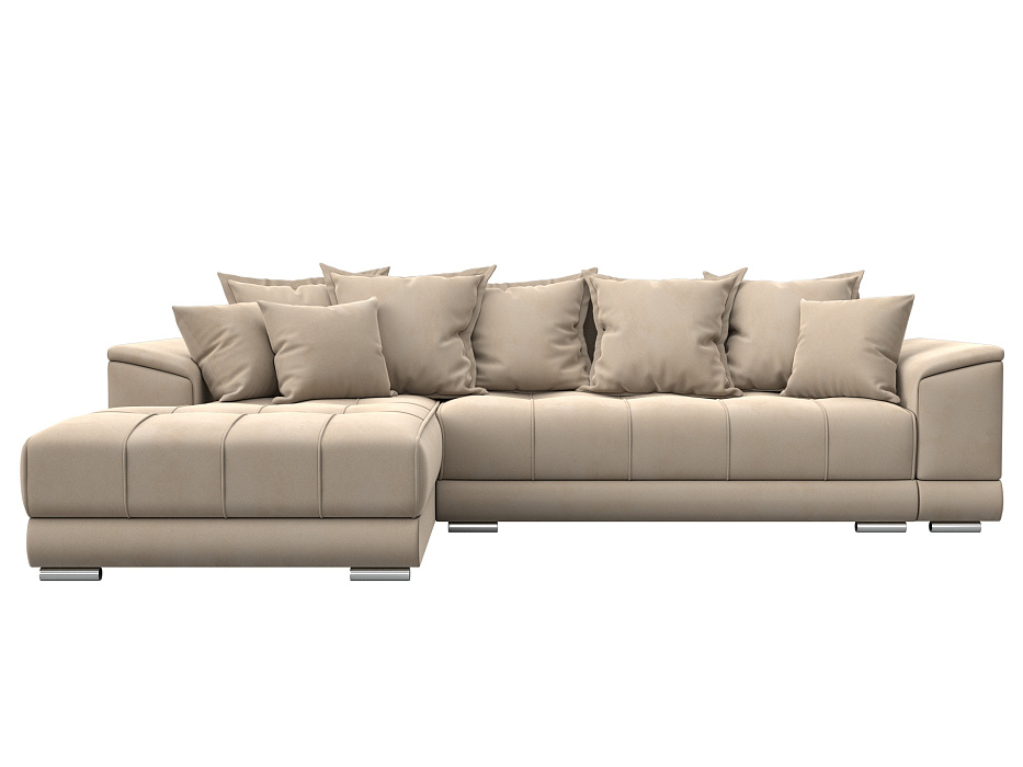 Диван угловой НордСтар левый угол (бежевый)