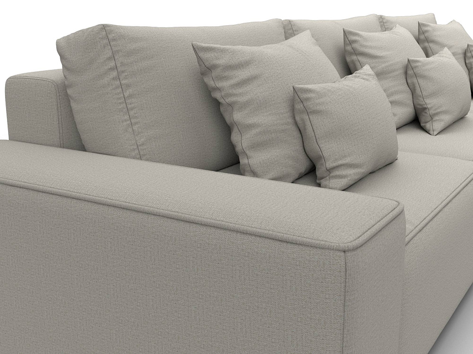 Диван угловой Лига-074 угол универсальный (амур 02 бежевый)