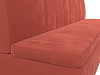 Кухонный прямой диван Кантри (коралловый цвет)