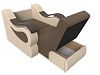 Кресло-кровать Меркурий 80 (коричневый\бежевый)