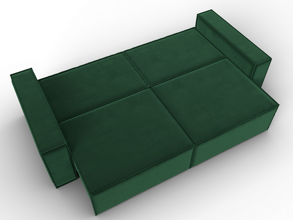 Диван прямой Куба (seven 626 зеленый)