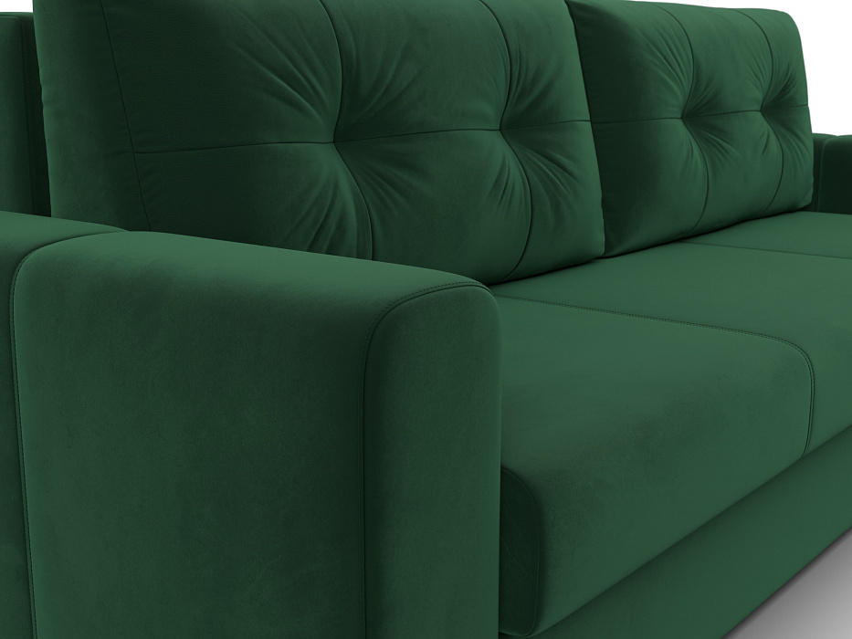 Диван прямой Лига-031 (seven 626 зеленый)