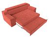 Прямой диван Лига-003 (коралловый цвет)