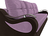 Прямой диван Меркурий еврокнижка (сиреневый\коричневый цвет)