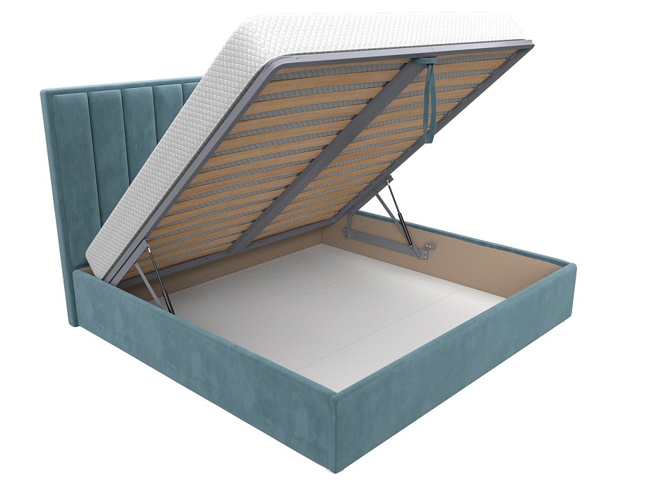 Кровать интерьерная Афродита 200 (seven 113 бирюзовый)