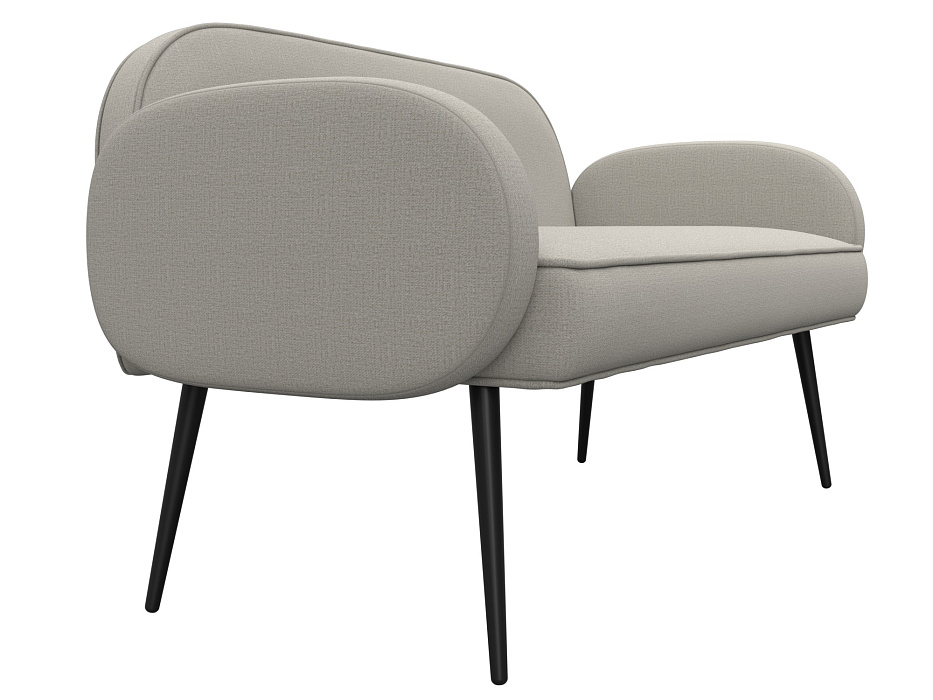 Диван прямой Лига-086 (амур 02 бежевый)