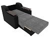 Кресло-кровать Сенатор 80 (серый\черный цвет)