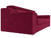 Прямой диван Лига-003 (бордовый цвет)