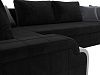 П-образный диван Николь (черный\белый\серый)