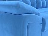 Угловой диван Нэстор правый угол (голубой цвет)
