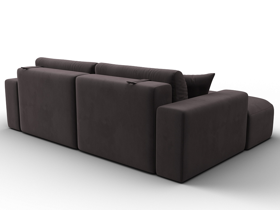 Диван угловой Лига-036 НПБ Классик левый угол (коричневый)