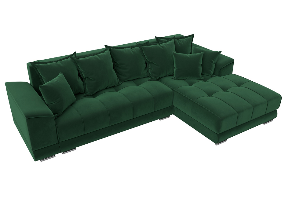 Диван угловой НордСтар правый угол (зеленый)