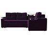Угловой диван Комфорт правый угол (фиолетовый цвет)