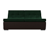 Модуль Монреаль диван (зеленый\коричневый цвет)
