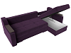 Угловой диван Сенатор правый угол (фиолетовый цвет)