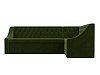 Кухонный угловой диван Мерлин правый угол (зеленый)