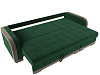 Угловой диван Марсель правый угол (зеленый\коричневый цвет)