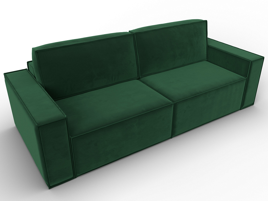 Диван прямой Куба (seven 626 зеленый)