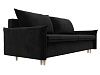 Прямой диван Хьюстон (черный цвет)