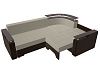 Угловой диван Комфорт правый угол (корфу 02\коричневый цвет)
