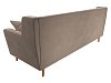 Прямой диван Брайтон 3 (бежевый цвет)