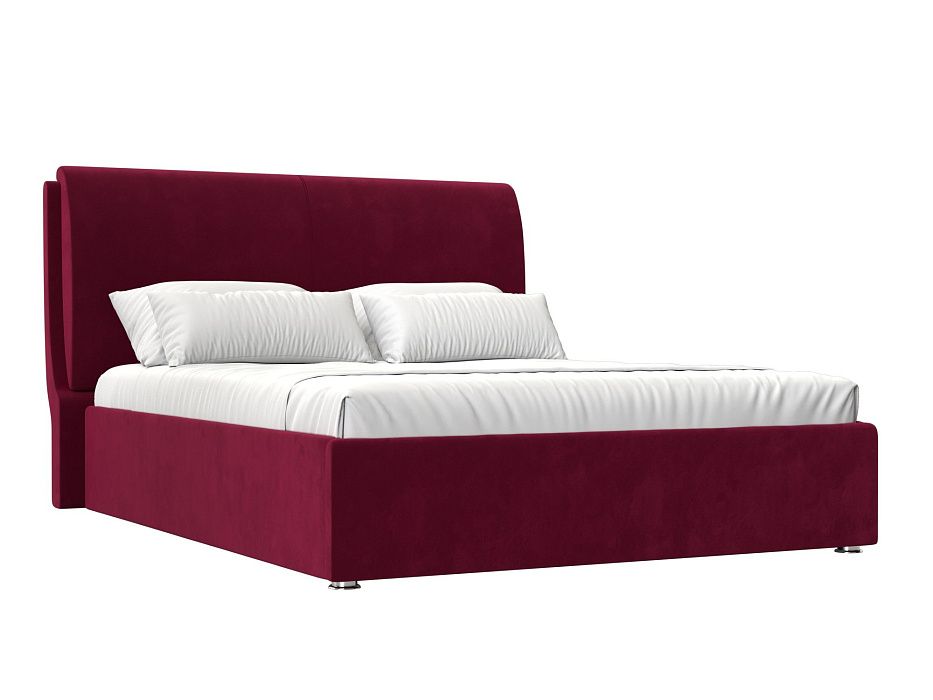 Кровать интерьерная Принцесса 180 (бордовый)