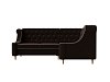 Угловой диван Бронкс правый угол (коричневый\бежевый цвет)