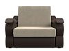 Прямой диван Меркурий 100 (бежевый\коричневый цвет)
